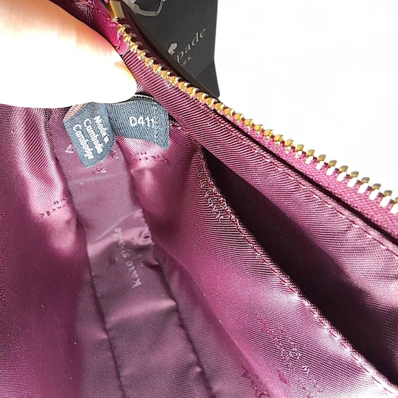 Kate Spade Duet Crossbody Duo Bag Colorblock Soft Blackberry & Pink - Picture 13 of 16